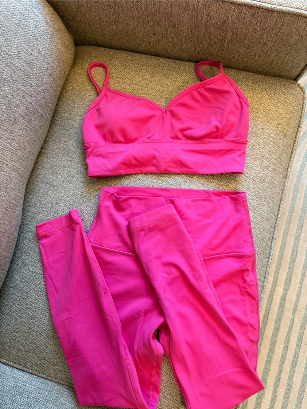 lululemon Align High Rise Pant 25” Sonic Pink Size 6